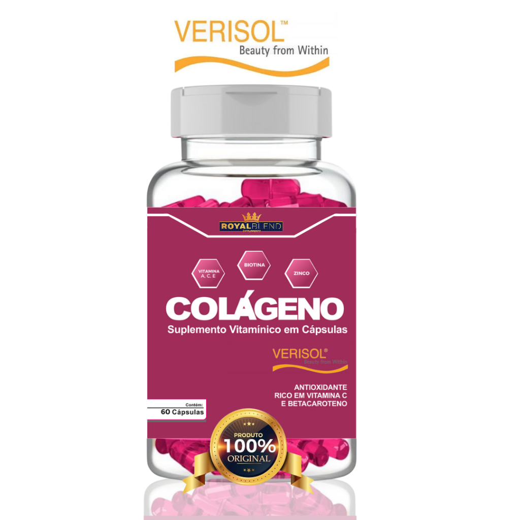 Colágeno Verisol - Cabelos - Unhas- Pele e Articulações | Shopee Brasil