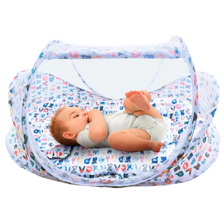 Cama Berço Dobrável Ninho Portátil Acolchoado Compacto Infatil