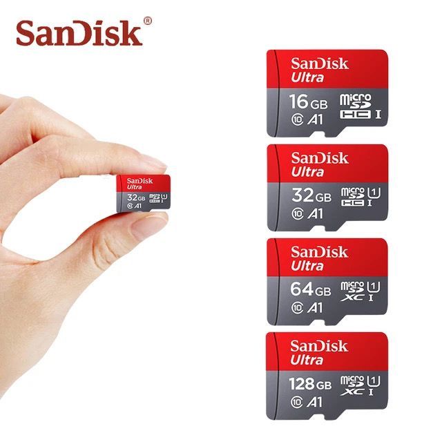 Cartão De Memória Sandisk Ultra A1 Classe 10 8gb / 16gb / 32gb / 64gb/ 128gb