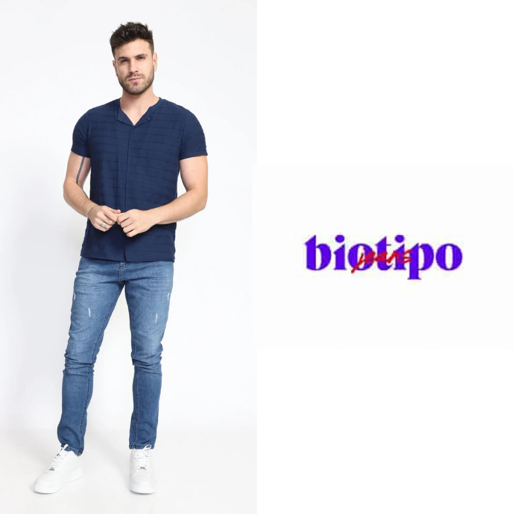 Calça Jeans Masculina Skinny Biotipo Jeans Original Elastano Premium ...