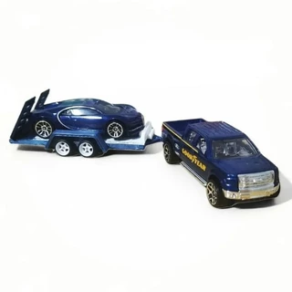 Carretinha Reboque flatbed com RODINHAS DE PLÁSTICO hotwheels Matchbox