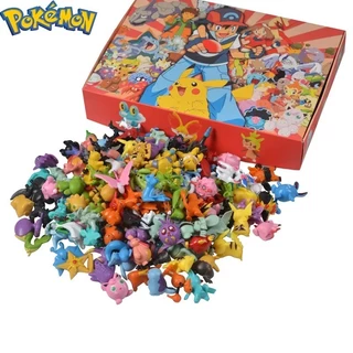 Bonecos Pokémon Miniaturas Sem Repetições Figuras Pokemon Coleção Pikachu Anime Figura de ação