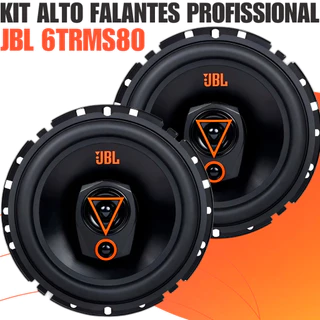 Par Alto Falante Jbl 6 Polegadas Multisystem 6trms80 160w Rms Som Automotivo Potente Preto Original