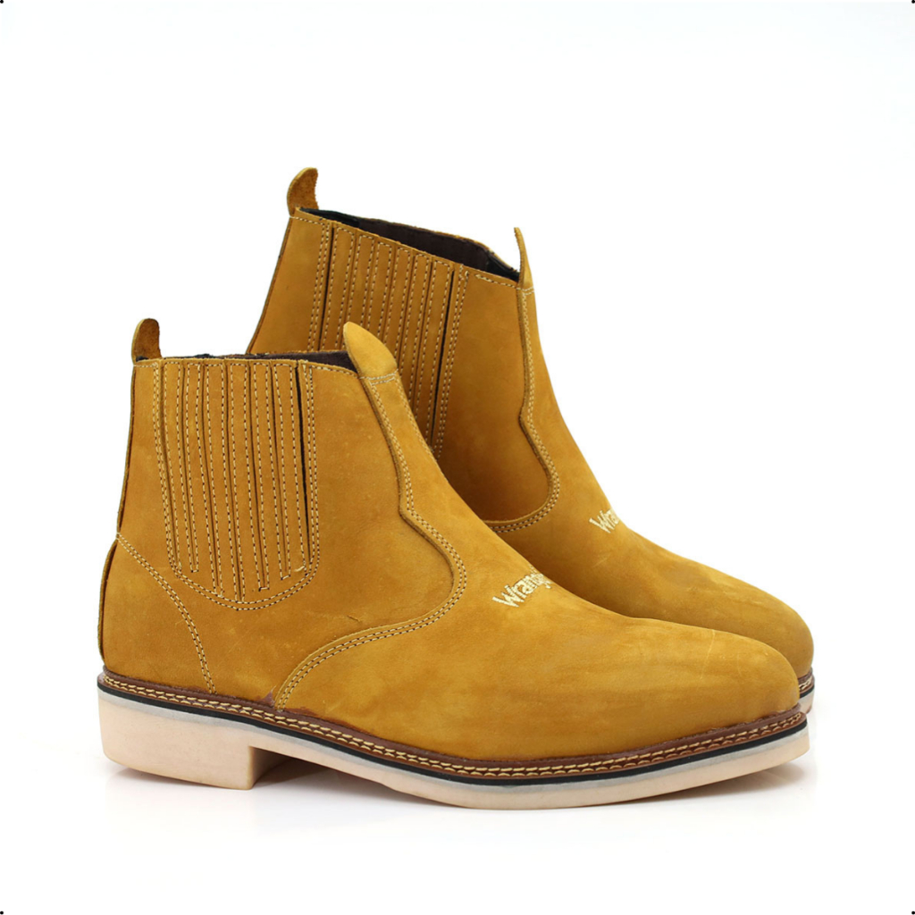 Botina Cowboy Wrangler Bico Redondo Botina Bota Country Rodeio Texana ...