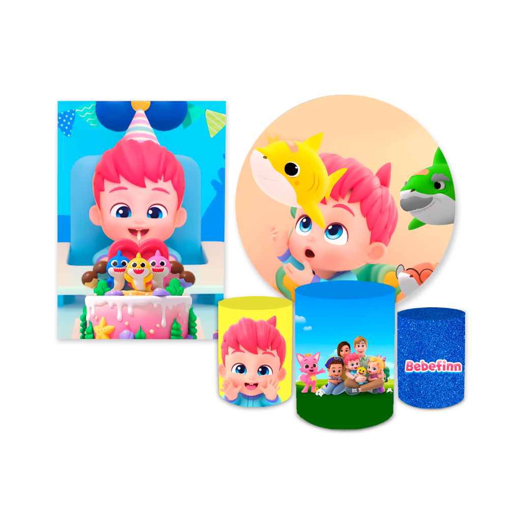 Kit Painel Decorativo Para Festa Infantil Bebe Redondo C/ Elástico ...