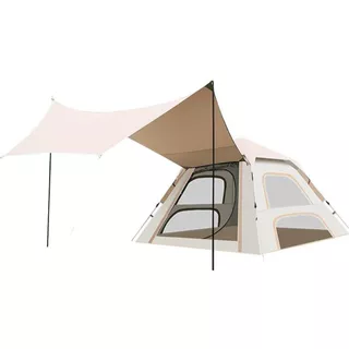 Barraca De Camping Acampamento 4/5 Pessoas Automática com Tenda SUPERU em Oferta na Shopee