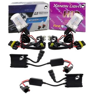 Kit Xenon H4/2 8000K Com Reator Digital HID