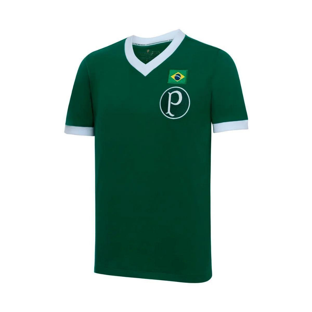 CAMISA PALMEIRAS RETRÔ 1951 CAMPEÃO MUNDIAL VERDÃO ORIGINAL BETEL