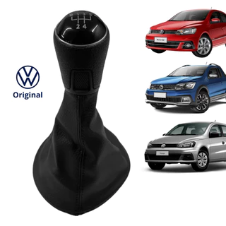 Coifa Capa Marcha Cambio com Bola Manopla Gol Saveiro Voyage G5 G6 G7 2009/2019 Original Volkswagen