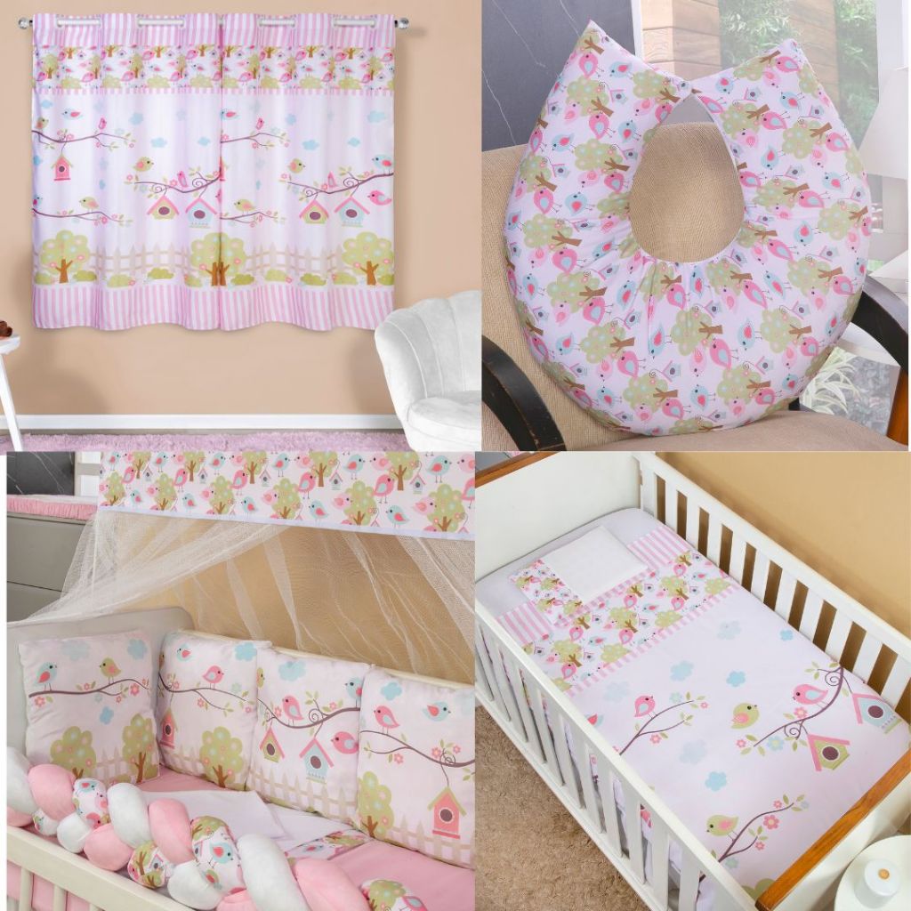 ENXOVAL DO QUARTO DO BEBÊ COMPLETO - JARDIM ENCANTADO | Shopee Brasil
