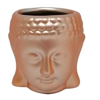 Vaso Buda de cerâmica enfeite para escritório, decoração de casa e festas - HD58101