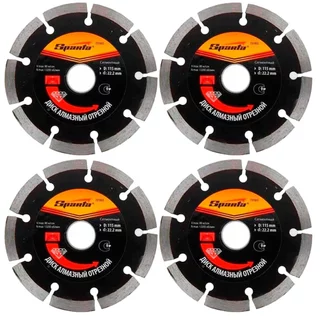 4x Disco Corte Diamantado Segmentado Furo 20 e 22mm Disco de Makita 115x22,2mm 4,5 Pol em Oferta na Shopee