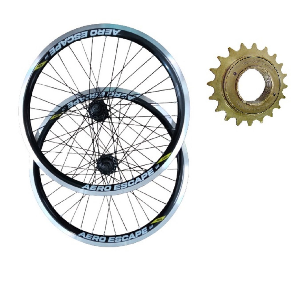 Par Rodas Aro 20 Vzan+ Catraca 20D Bicicleta Infantil Alumínio V-Brake ...