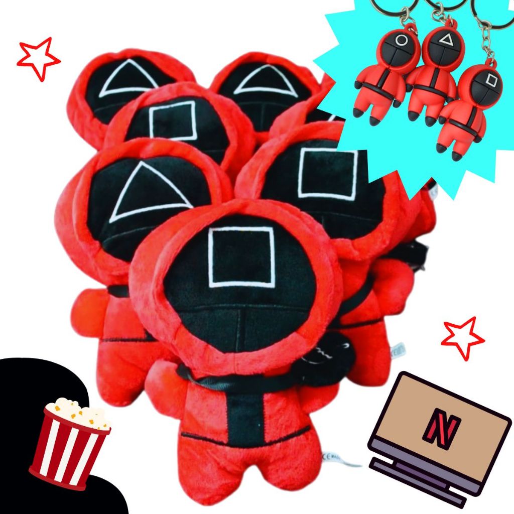 Brinquedo de Pelúcia Round Six Série Netflix Guarda Mascarado ...