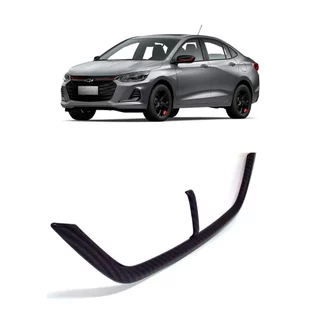 Aplique Carbono Difusor Central Novo Onix 2020/2025 Winnparts