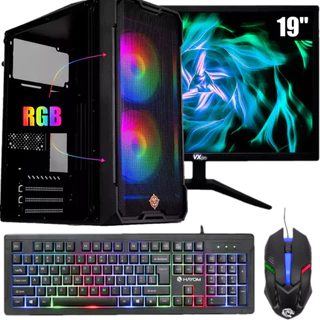 Pc Gamer Completo Intel Core I7 3.8ghz / Rx 550 4gb Ddr5 / 16gb Ram / Ssd 480gb