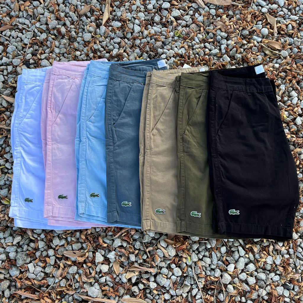 Bermuda Masculina Jacaré Sarja Casual botão Lisas