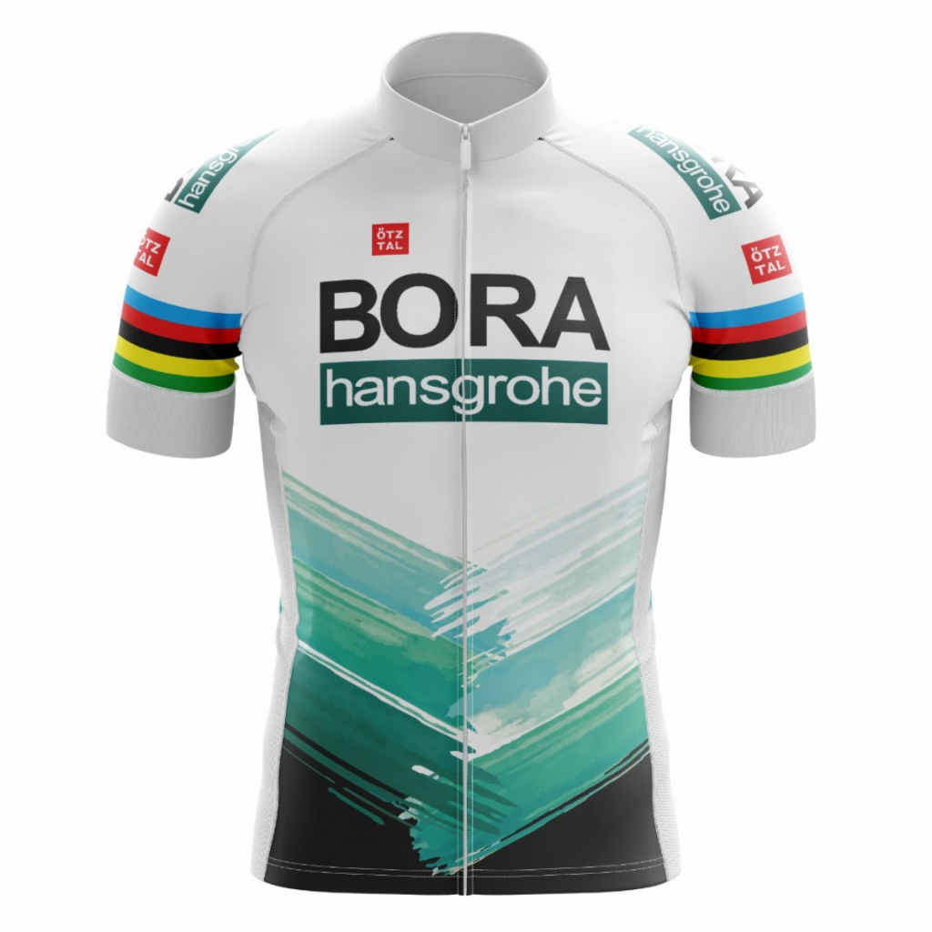 Camisa Ciclismo Camiseta Manga Curta Masculina Blusa Bora Verde Branco Equipe Roupa Bike Pedal Mtb