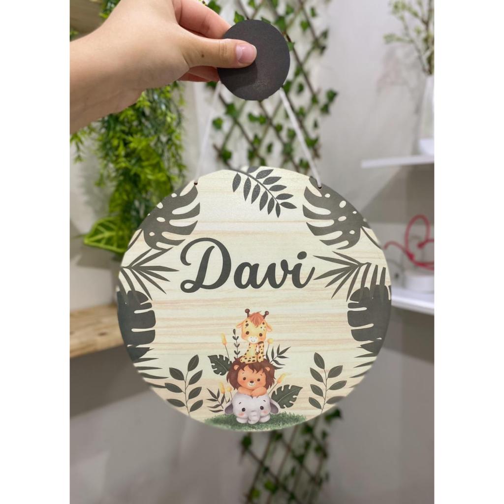 Porta Maternidade 26cm Enfeite MDF