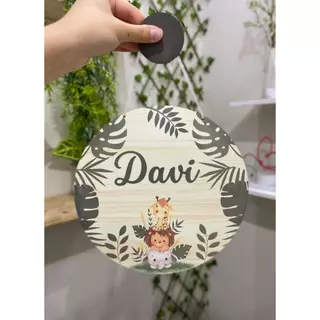 Porta Maternidade 26cm Enfeite MDF