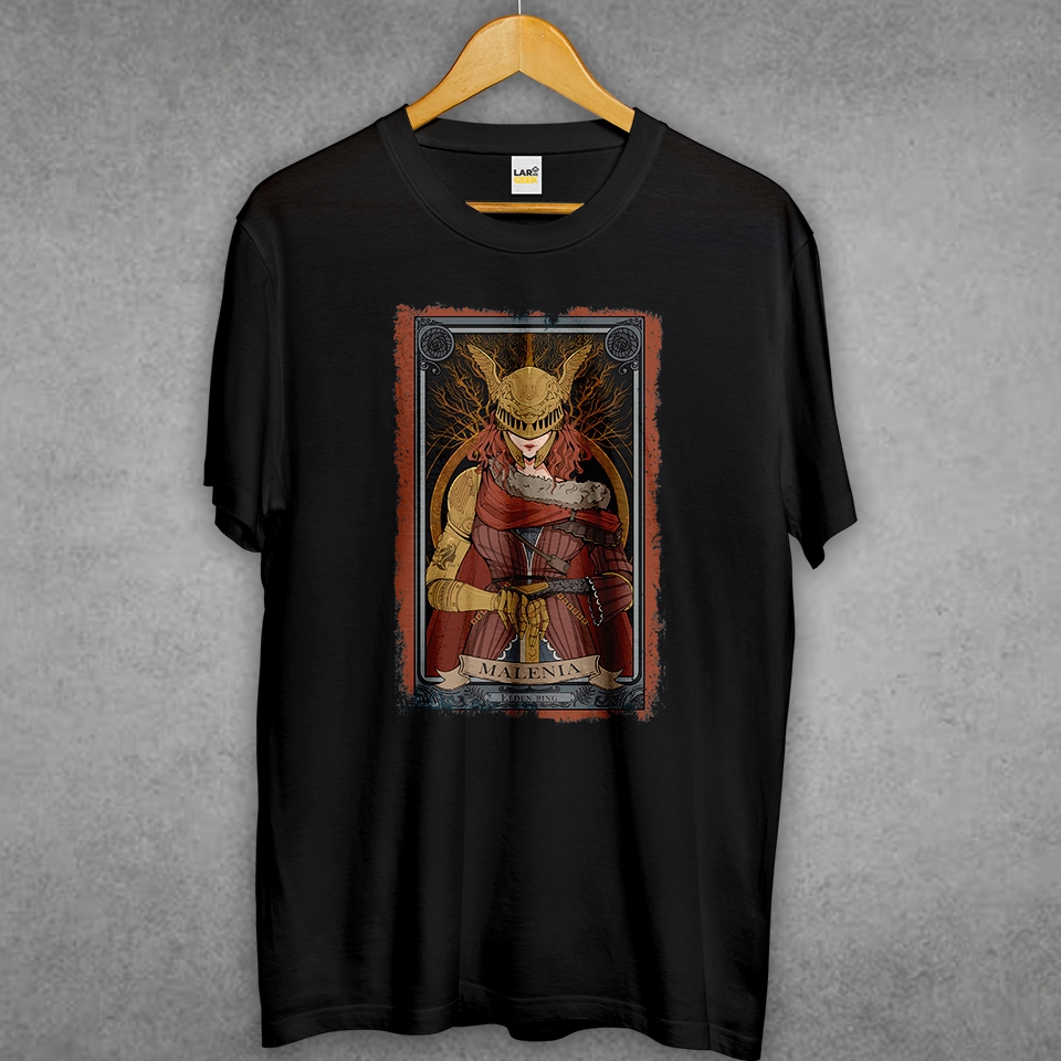 Camiseta Premium Estampada Unissex - MALENIA ELDEN RING
