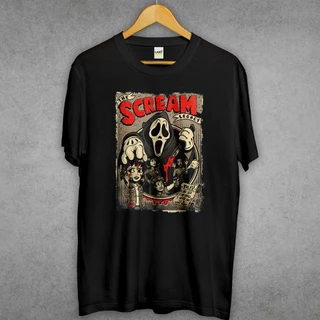 Camiseta Premium Estampada Unissex - SCREAM LEGACY GHOSTFACE PÂNICO