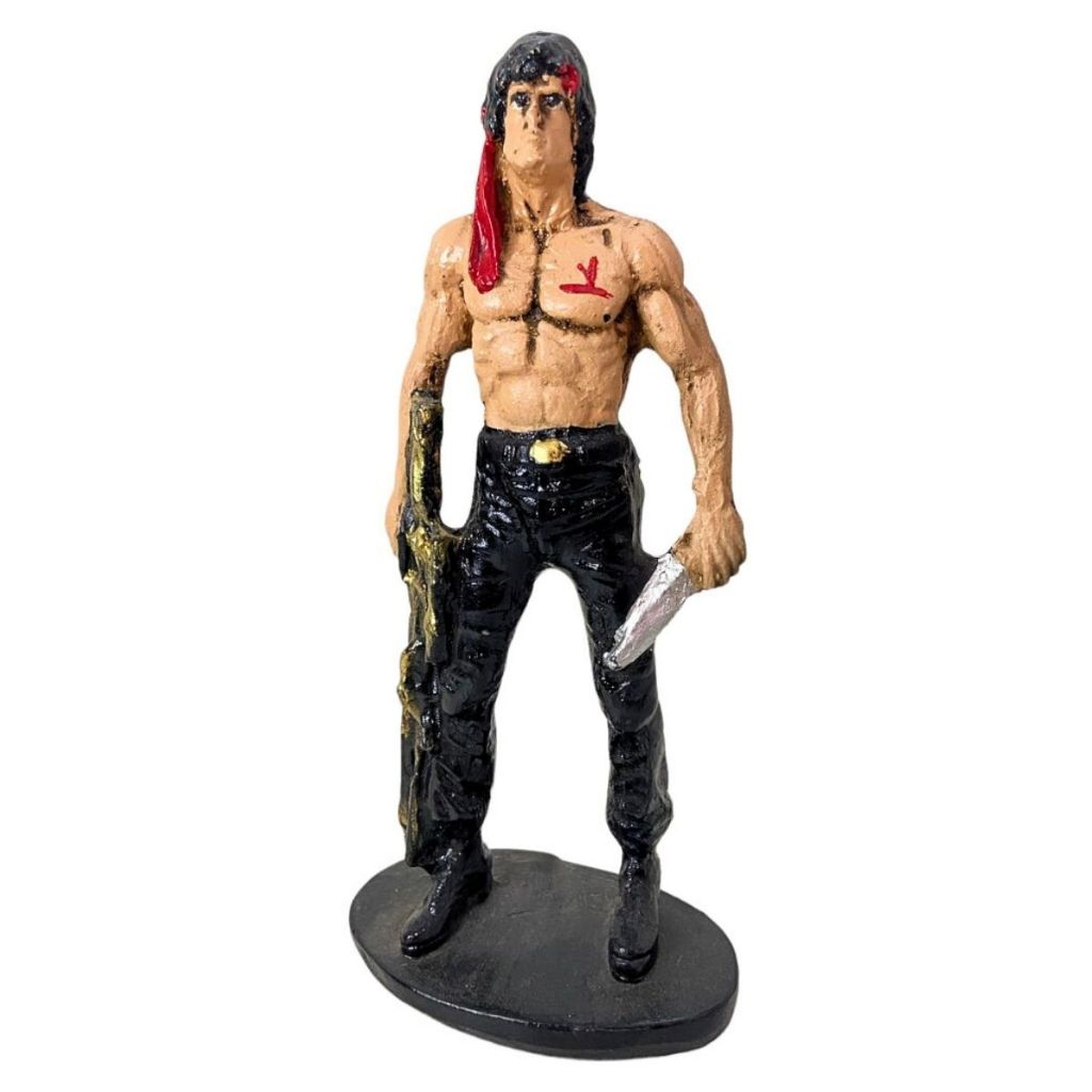 Boneco Colecionável Rambo Filme Estátua Estatueta de Resina | Shopee Brasil