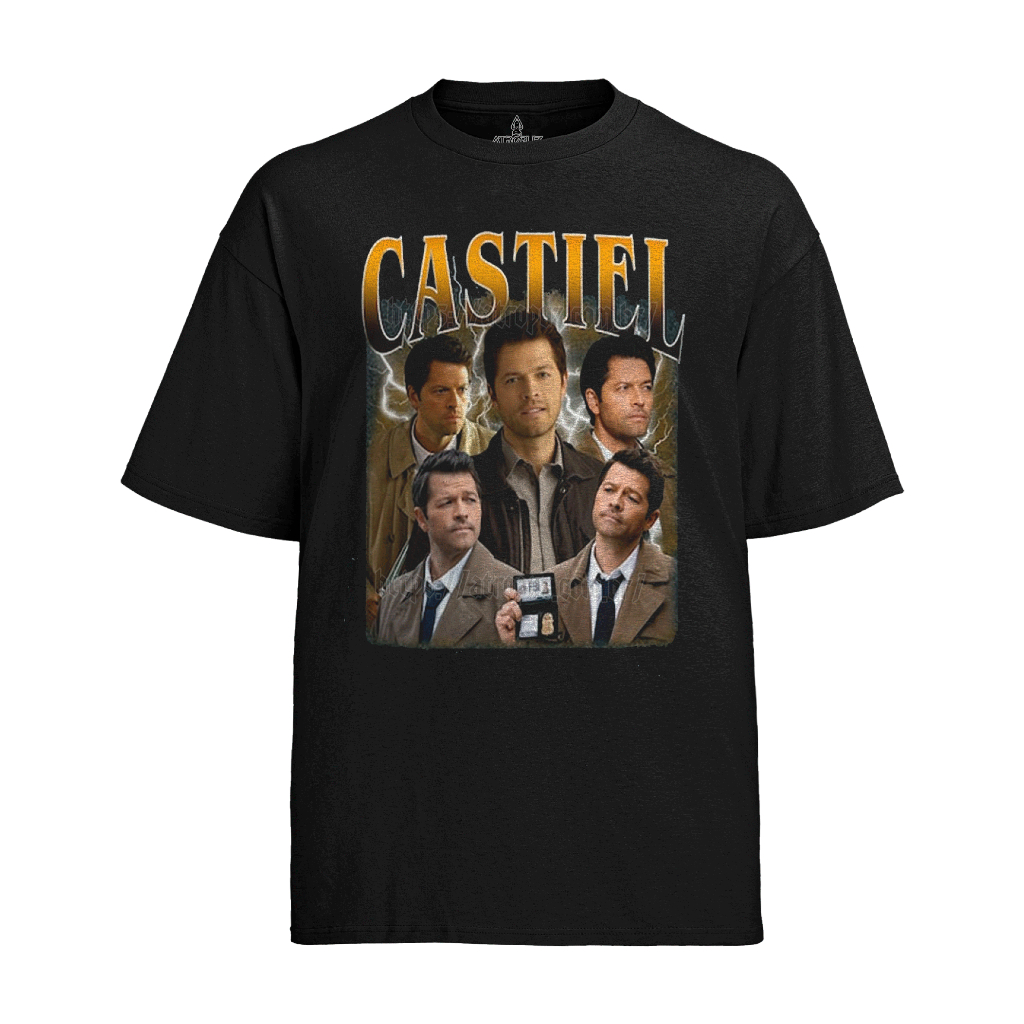 Camiseta Algodão Unissex Tshirt Castiel Supernatural