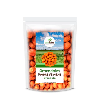Amendoim Crocante Pimenta 1Kg - Della Terra