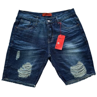 bermuda masculina rasgada com elastano Lycra com otima elasticidade envio rapido