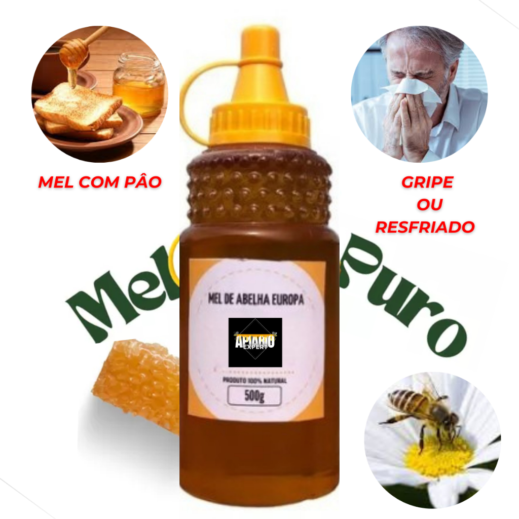 Mel De Abelha Mel Puro e Natural (ESCOLHA A QUANTIDADE) Mel orgânico o ...