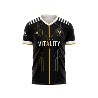 Uniforme Vitality Preta Amarela