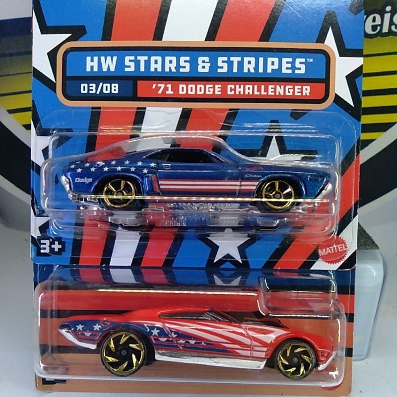 Set Stars & Stripes Hot Wheels 1;64 diecast | Shopee Brasil