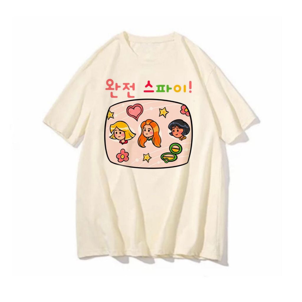 Tee shirt totally shops spies femme