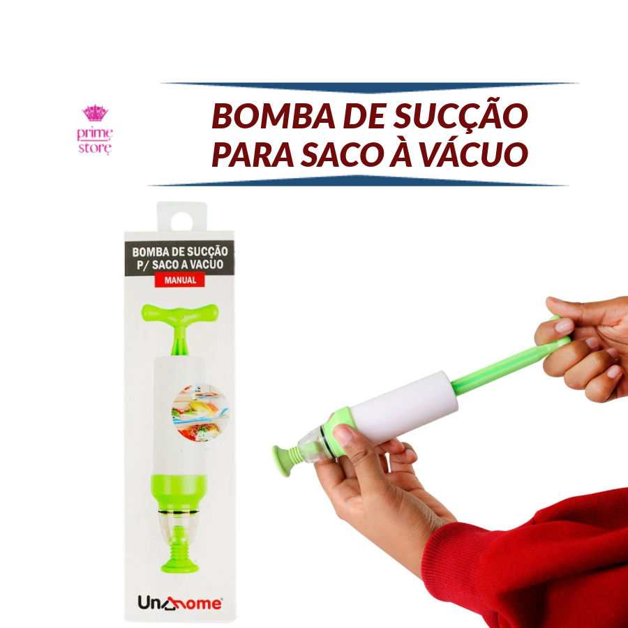 Bomba para Saco à Vácuo de viagem e de alimentos