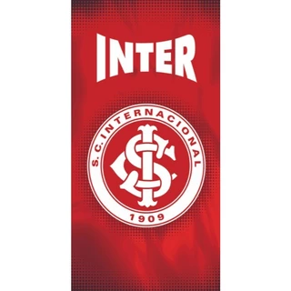 Toalha de Praia INTER 70x140cm LANÇAMENTO PRAIA E PISCINA GRANDE ESTAMPADA