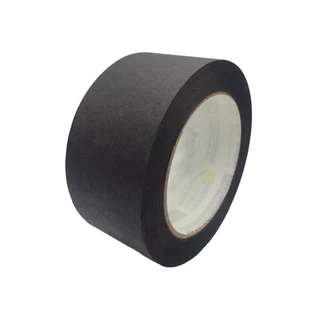 Fita Crepe Adesiva Larga Preta Alta Fixação 48mm X 50m