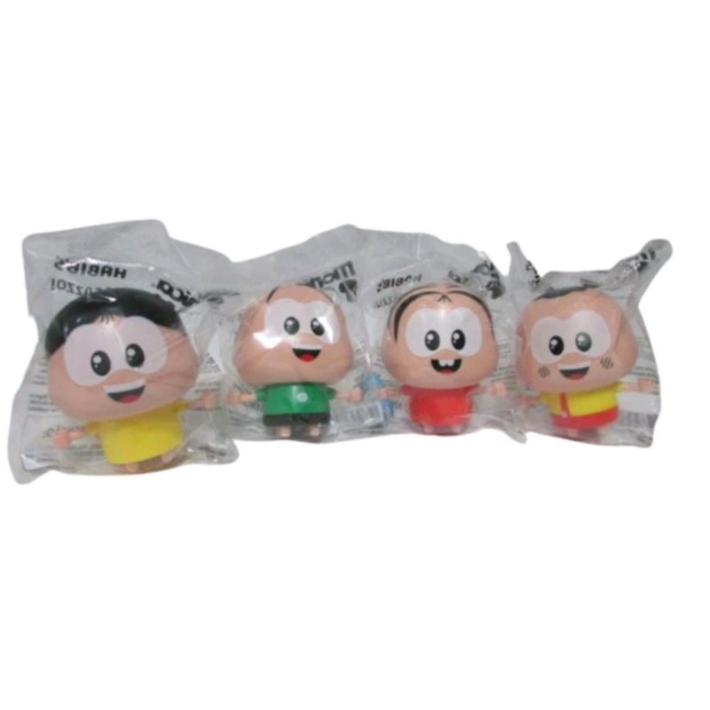 bonecos Turma da Mônica - Habib's - Ragazzo - 2024 - coleção completa