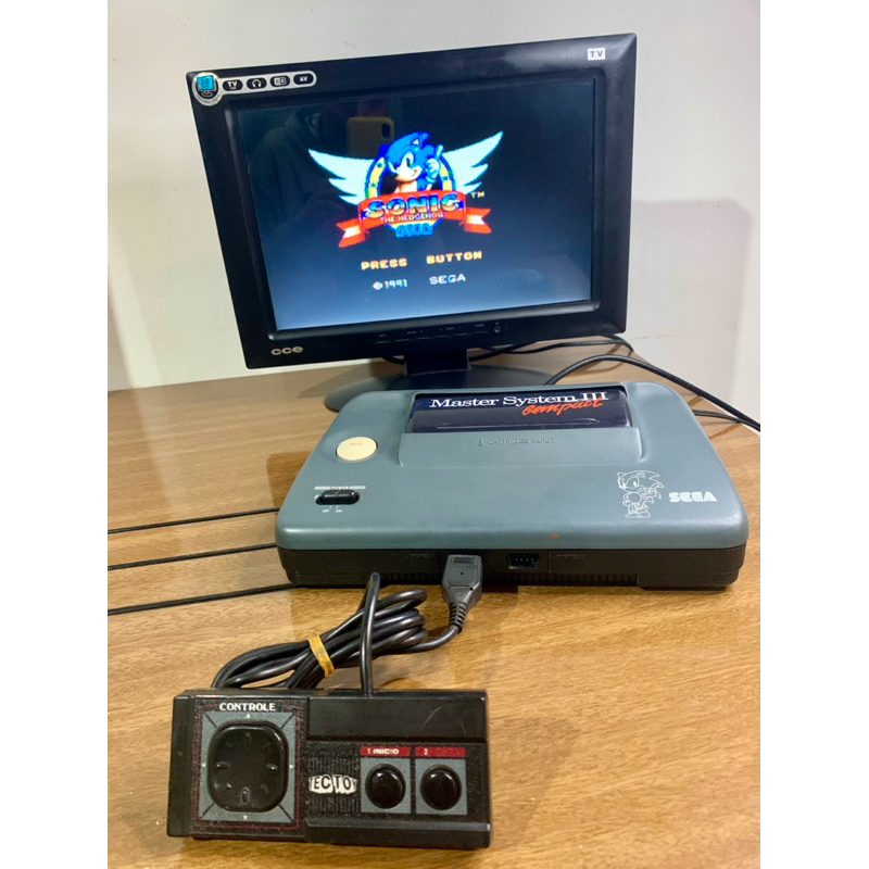 Master System 3 Sonic + Controle ORIGINAL | Shopee Brasil