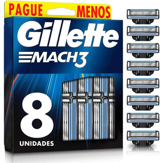 Gillette Mach3 - Carga para Aparelho de Barbear, Leve 8