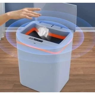 Lixeira Com Sensor Automático Inteligente 12 Litros Abre Fácil Toque Aproximação Top Rio