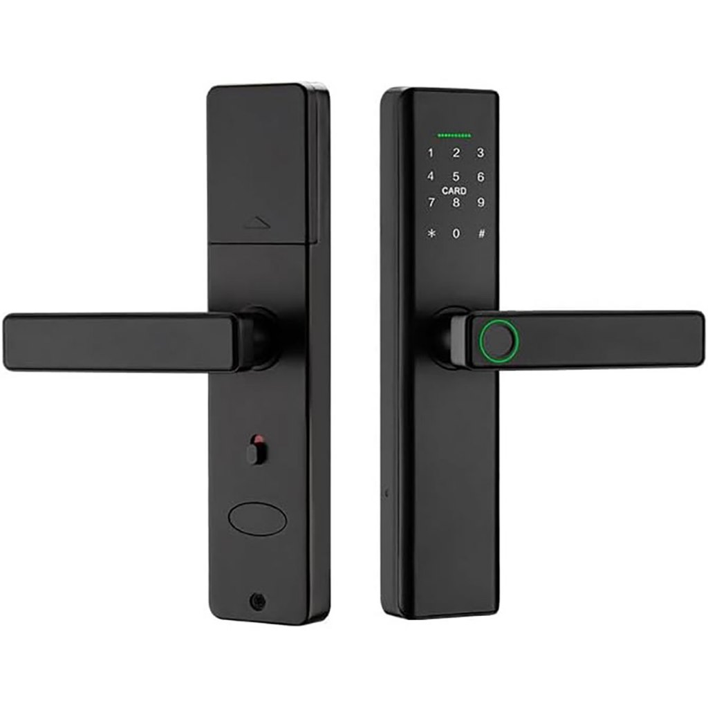 5 Em 1 Fechadura Eletronica Digital Com Biometria Senha