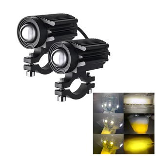 Par de Farol de miha Led motocicleta Potencia 10000 Lumes Luz Alta E Baixa Para Moto Carro - Farois Automotivo