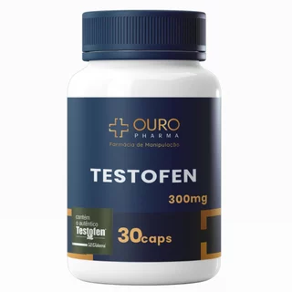 TESTOFEN 300mg Original Galena 30 ou 60 Cápsulas