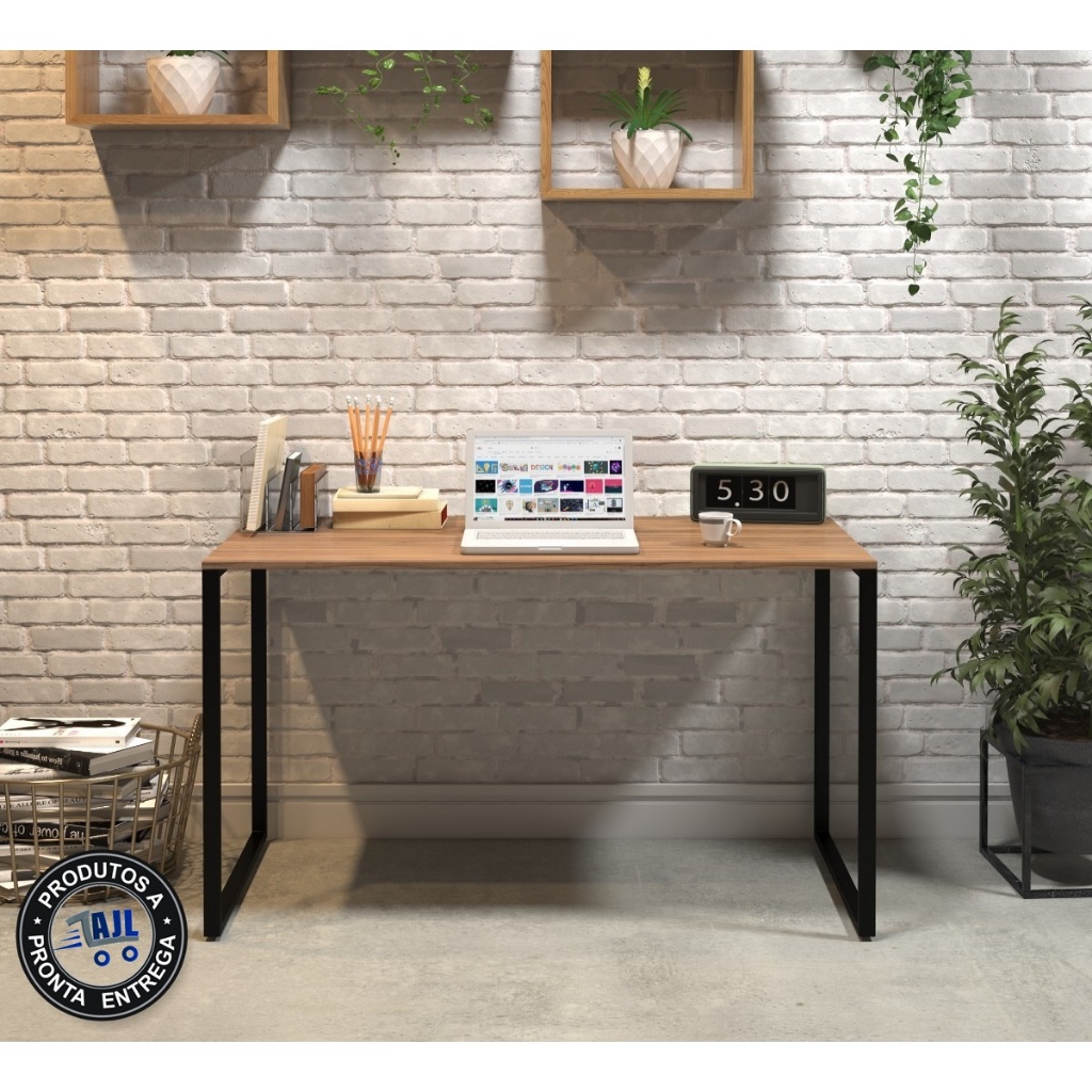 Escrivaninha Industrial Escritorio 120 Mesa Computador