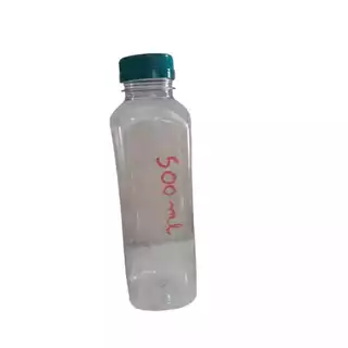 Frasco 500 ml - plástico Crystal VALOR DO KIT COM 10 UNIDADES DE FRASCOS