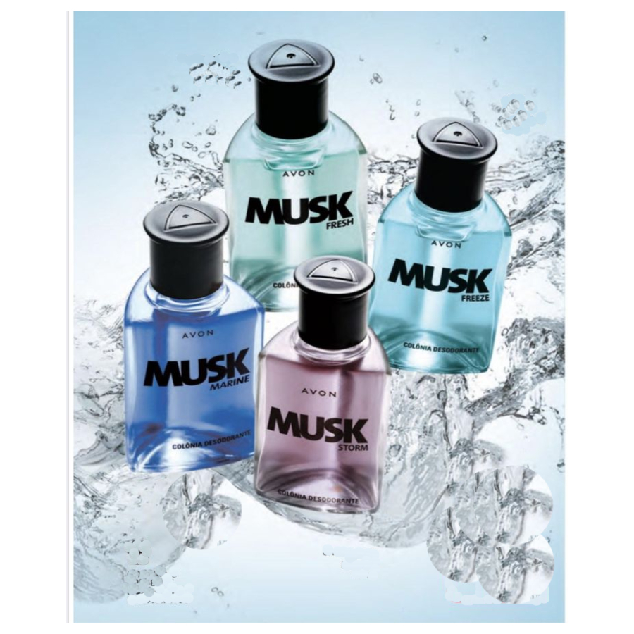 Colônia Desodorante Musk - 90ml