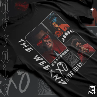 Camsieta OVERSIZED e Basica The Weeknd Xo After Hours Moon Graphic Unissex