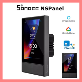 Interruptor Smart Cena Inteligente Nspanel Wifi Com Tela LCD Alexa Google NS Painel - SONOFF