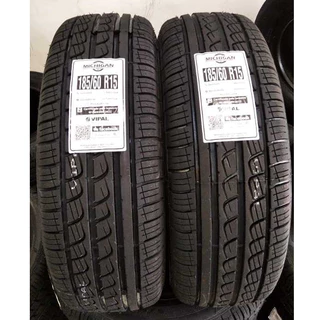 KIT 2 PNEUS CARRO 185 60 15 MICHIGAN ARO 15 BORRACHA VIPAL